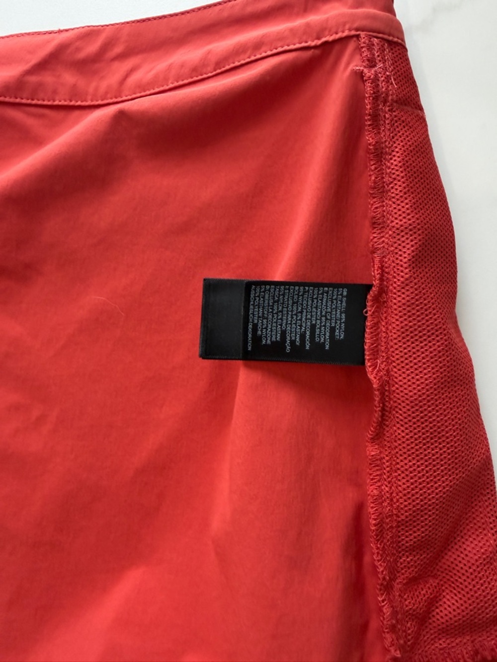 The North Face Men's Coral-Red Flat Front Shorts - Picture 9 of 14